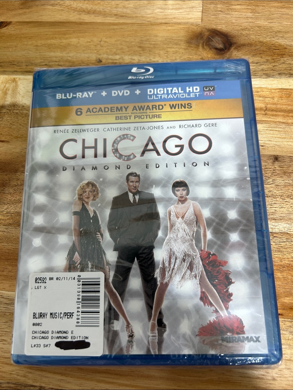 Warner Bros. CHICAGO Diamond Edition Blu-ray in Blue and Gold